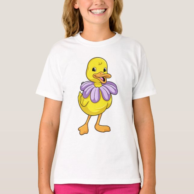 Duck with Daisy T-Shirt (Front)