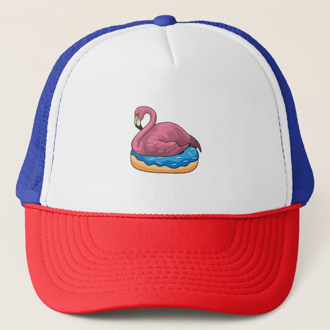 Duck with Doughnut Trucker Hat (Front)