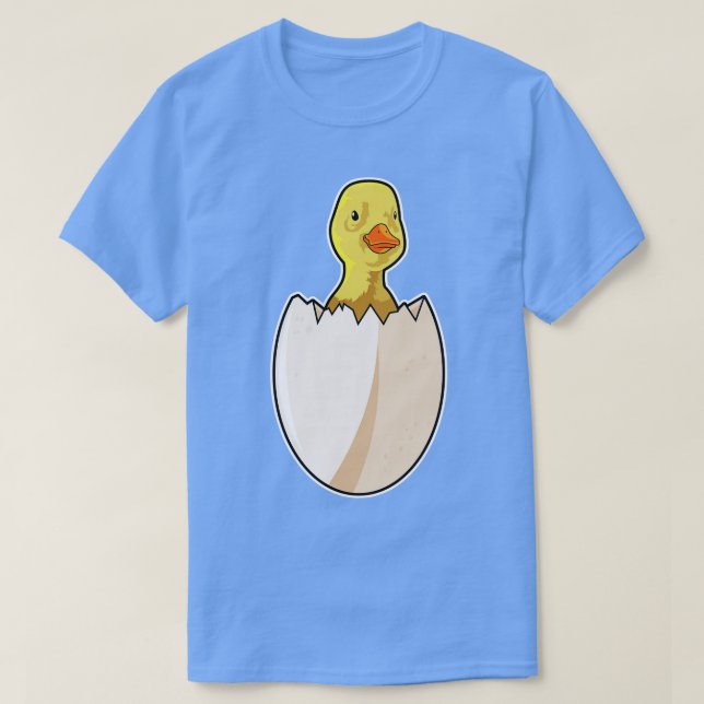 Duck with Egg shell T-Shirt (Design Front)