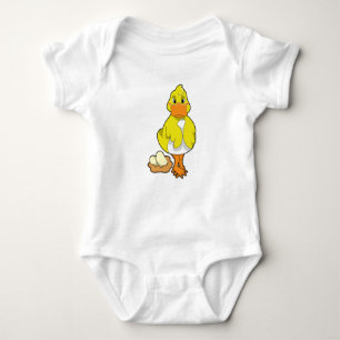 Duck with Eggs Baby Bodysuit