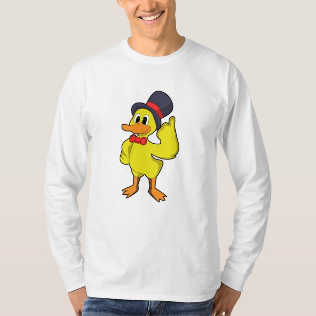Duck with Hat T-Shirt (Front)