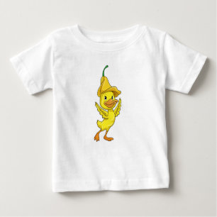Duck with yellow Bell Cap Baby T-Shirt