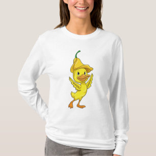 Duck with yellow Bell Cap T-Shirt