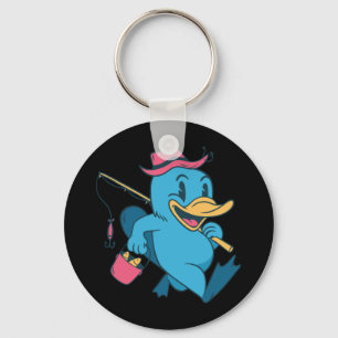 Duckbill Fisherman  Key Ring