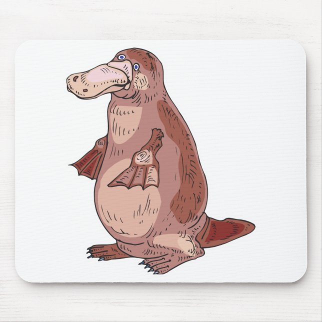 duckbill platypus mouse pad (Front)