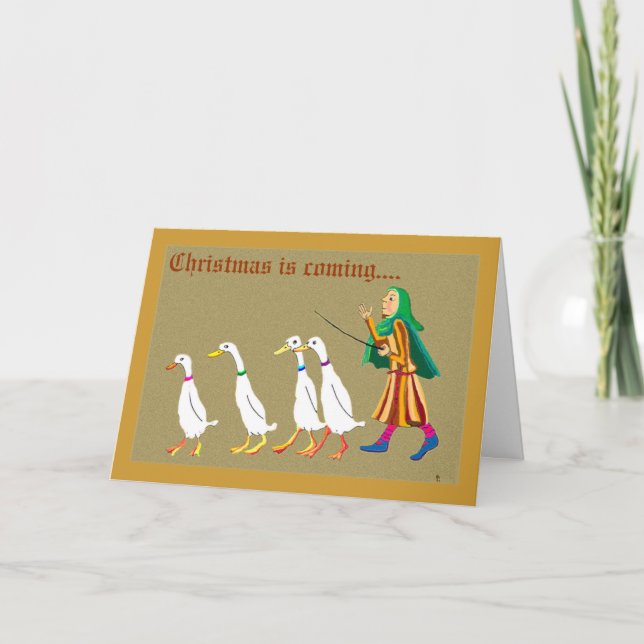 Duckherd  - Customised Holiday Card (Front)