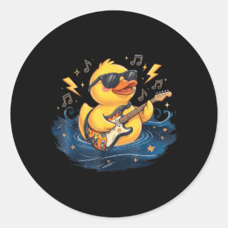 Duckie Sungles Duckling Funny Ducky Rubber Duck Classic Round Sticker