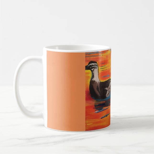 Duckie Sunset Coffee Mug (Left)