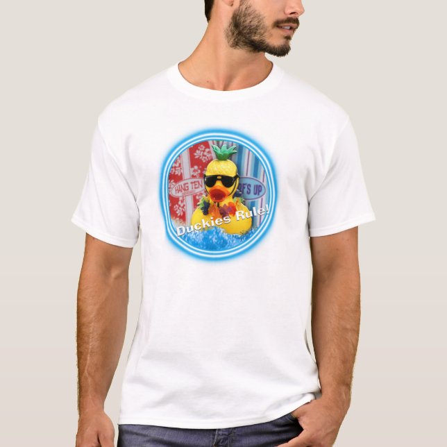 Duckies Rule! Summer 2009  (White, Printed) T-Shirt (Front)