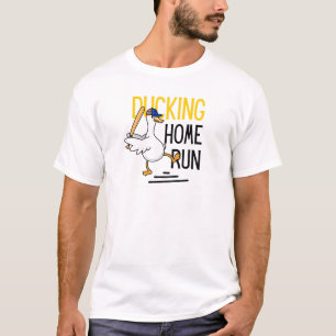 Ducking Funny Baseball Duck T-Shirt