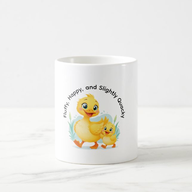 Duckling Duo of Happiness Coffee Mug (Center)