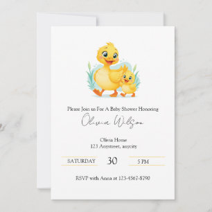 Duckling Duo of Happiness Invitation