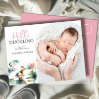 Duckling Invitations Sip and See Baby Shower Girl