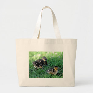 Duckling Parade Large Tote Bag