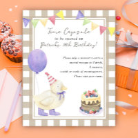 Duckling Time Capsule 1st birthday gender neutral