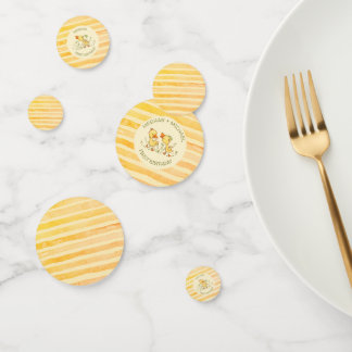 Duckling Twins First Birthday Party Confetti