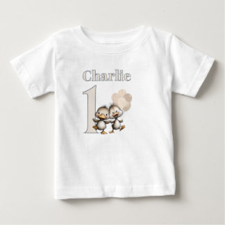 Ducklings Dancing 1st Birthday Celebrations! Baby T-Shirt