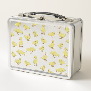 ducklings metal lunch box