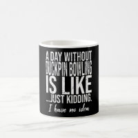 Duckpin bowling funny gift idea