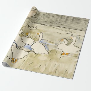 Ducks (1873–1917) Theo van Hoytema GIFT WRAPPING Paper