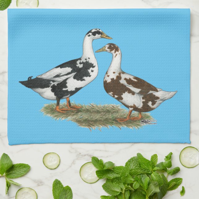 Ducks Ancona Pair Tea Towel (Folded)