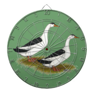 Ducks:  Black Magpies Dartboard