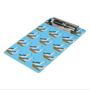 Ducks: Blue Magpies Mini Clipboard