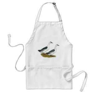 Ducks:  Blue Magpies Standard Apron