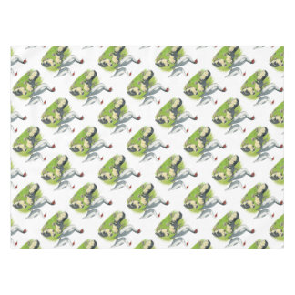 Ducks Blue Pied Muscovy Family Tablecloth