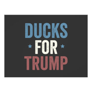 Ducks For Trump Vance Election 2024 Photo Print