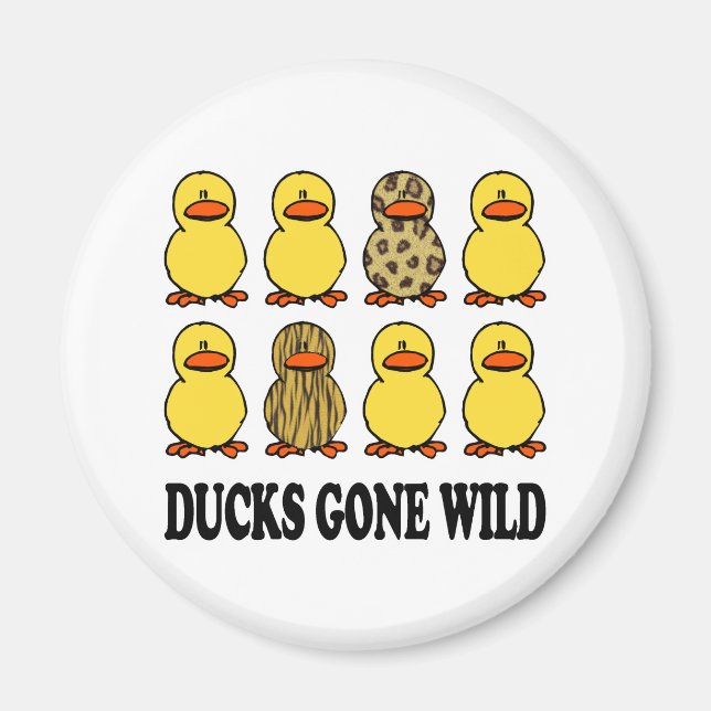 Ducks Gone Wild Magnet (Front)