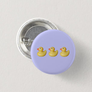 Ducks in a Row 3 Cm Round Badge