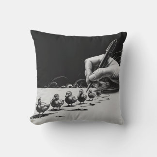 DUCKS IN A ROW CUSHION