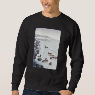 Ducks in the Water by Ohara Koson Sweatshirt