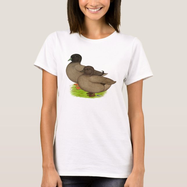 Ducks:  Khaki Calls T-Shirt (Front)