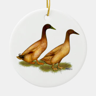 Ducks: Khaki Campbell Ceramic Tree Decoration