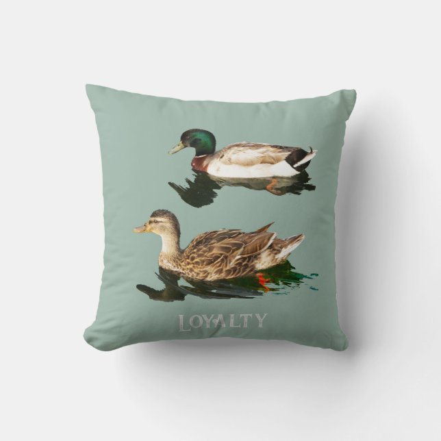 Ducks mallards cushion (Front)