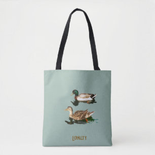 Ducks mallards tote bag