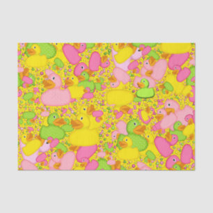 Ducks-n-Dots-Style-2-Yellow-TISSUE WRAP PAPER