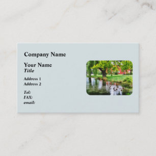 Ducks on Pond Business Card