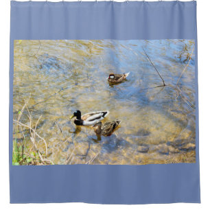 Ducks Photo Shower Curtain