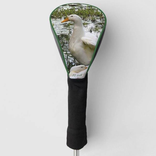 Ducks Pond Trendy Driver  Golf Head Cover (Front)