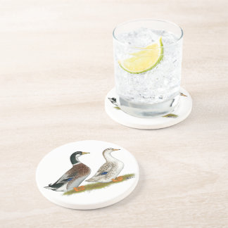 Ducks: Silver Appleyard Coaster