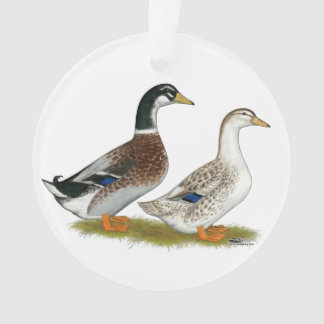 Ducks: Silver Appleyard Ornament