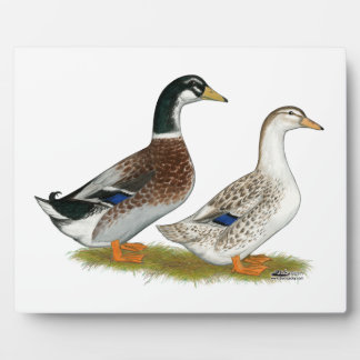 Ducks: Silver Appleyard Plaque