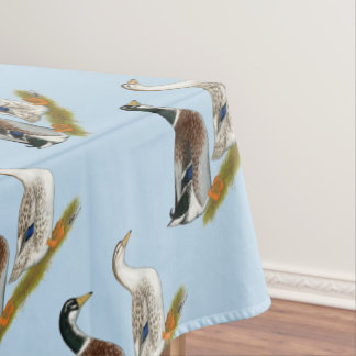 Ducks: Silver Appleyard Tablecloth