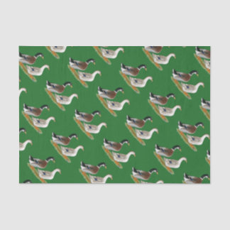 Ducks: Silver Appleyard Tissue Paper