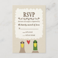Ducks Wedding RSVP
