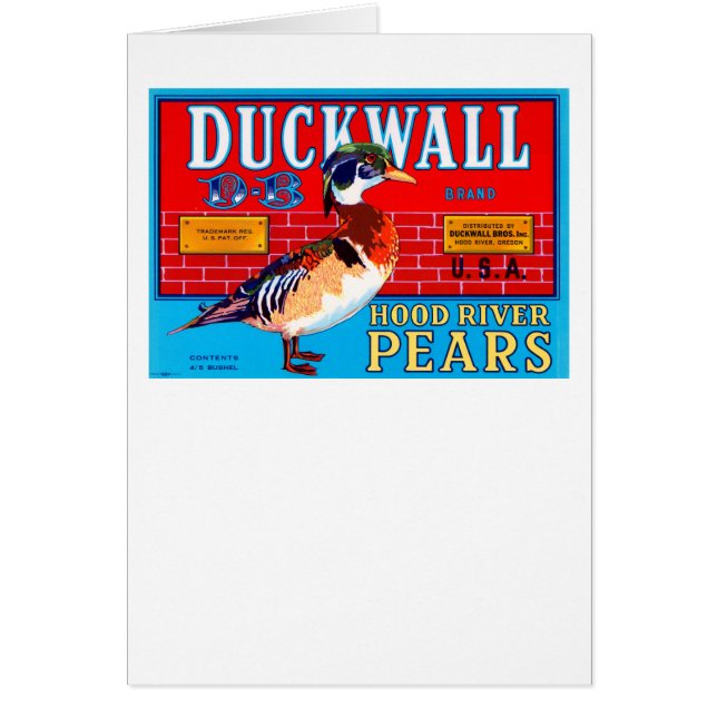 Duckwall Hood River Pears (Front)