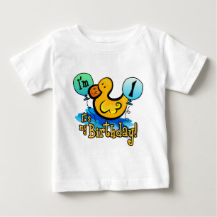 Ducky 1st Birthday Baby T-Shirt